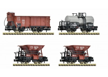 Set 4 vagoane marfa DRG - N Fleischmann 6660120
